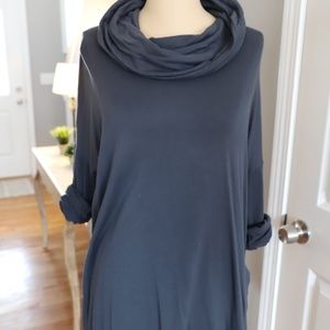 cowl neck sweatshirt